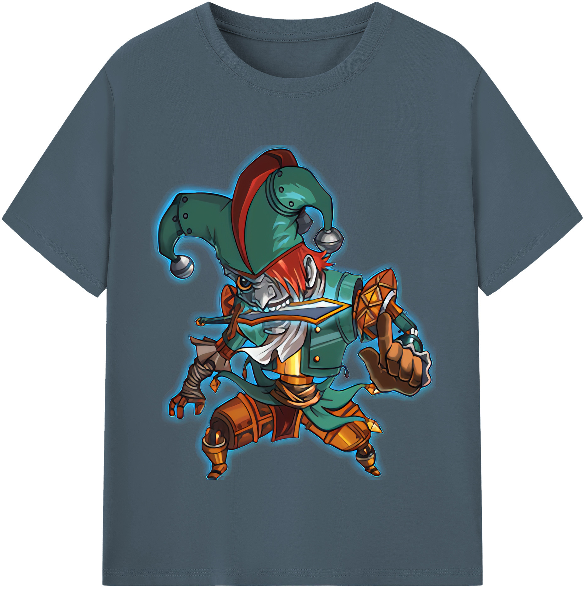 リーグ・オブ・レジェンド League of Legends LOL 綿100％半袖Tシャツ（フロントプリント）